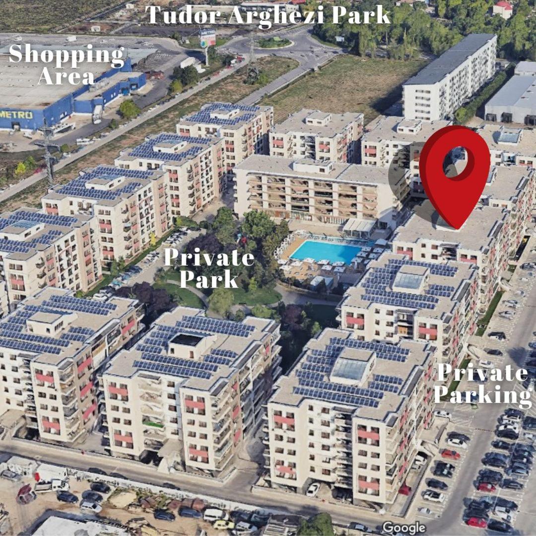 Apartment Solar D3, Private Parking, One Bedroom Bucarest Exterior foto